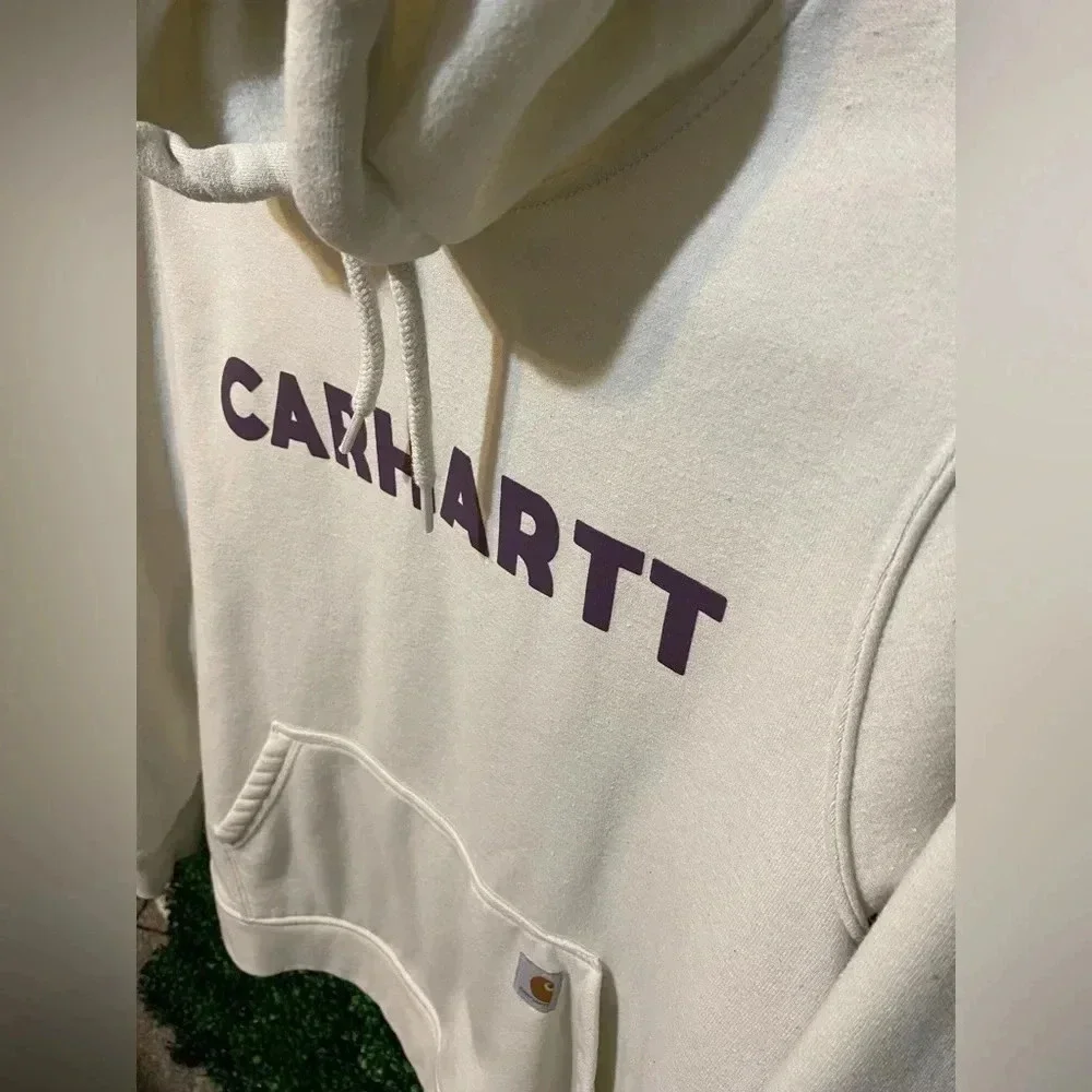 Kids Carhatt | Relaxed Fit Midweight logo graphic Hoodie | Size XL (16-18)